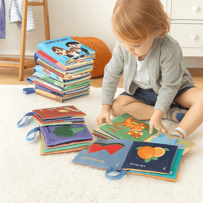 3D Early Education Cloth Book