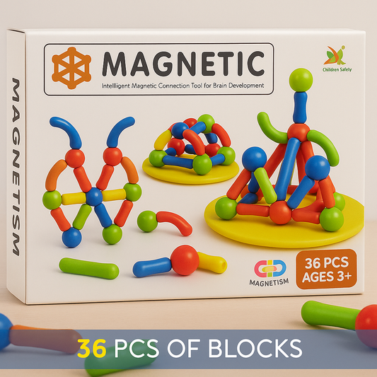 Magnetic Building Blocks Educational Box