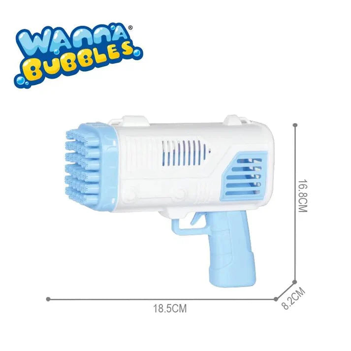 Space Rocket Bazooka Bubble Gun Electric