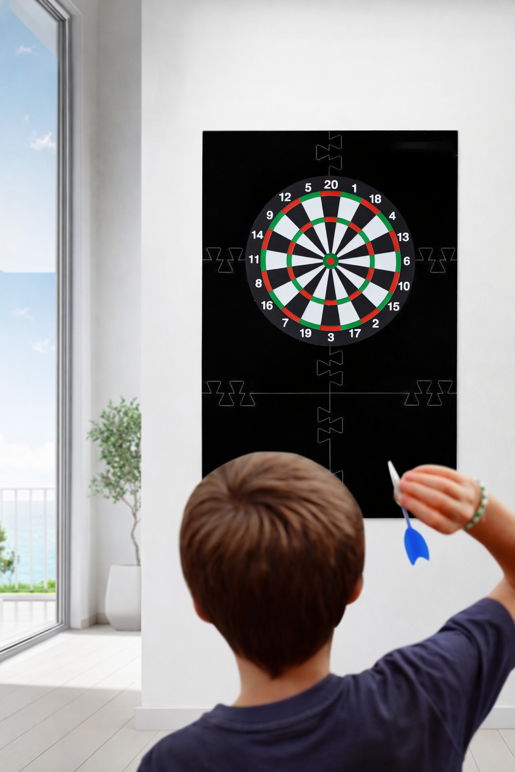 Double Sided Dart Board Game