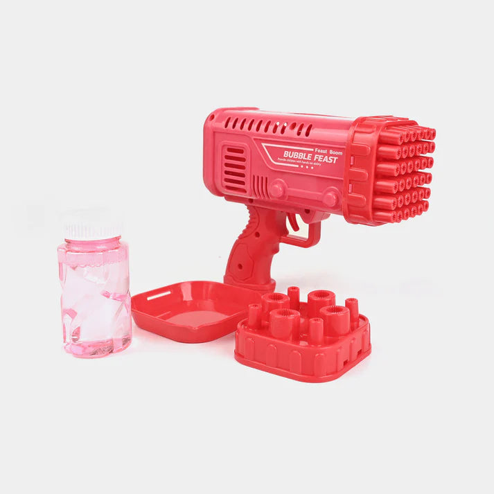 Space Rocket Bazooka Bubble Gun Electric