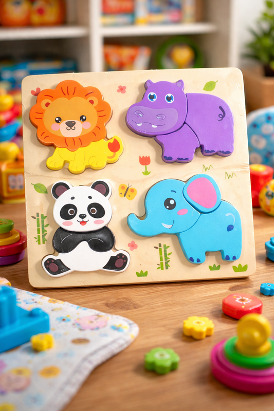 🌈 3D Animals Wooden Puzzle