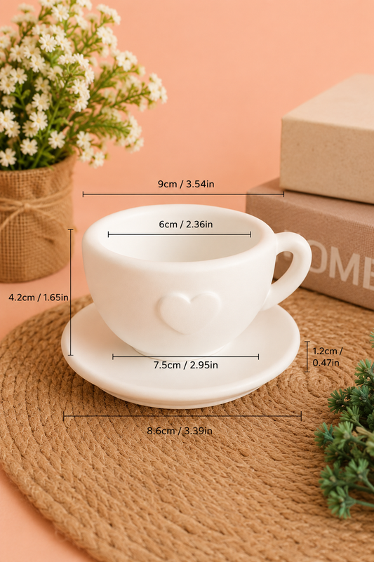 Heart Cup & Plate Kit