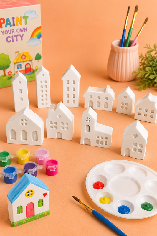 10-Piece Mini House Painting Set