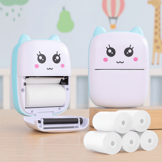 Pocket Inkless Mini Printer - Thermal Portable Bluetooth Wireless Mini Printer