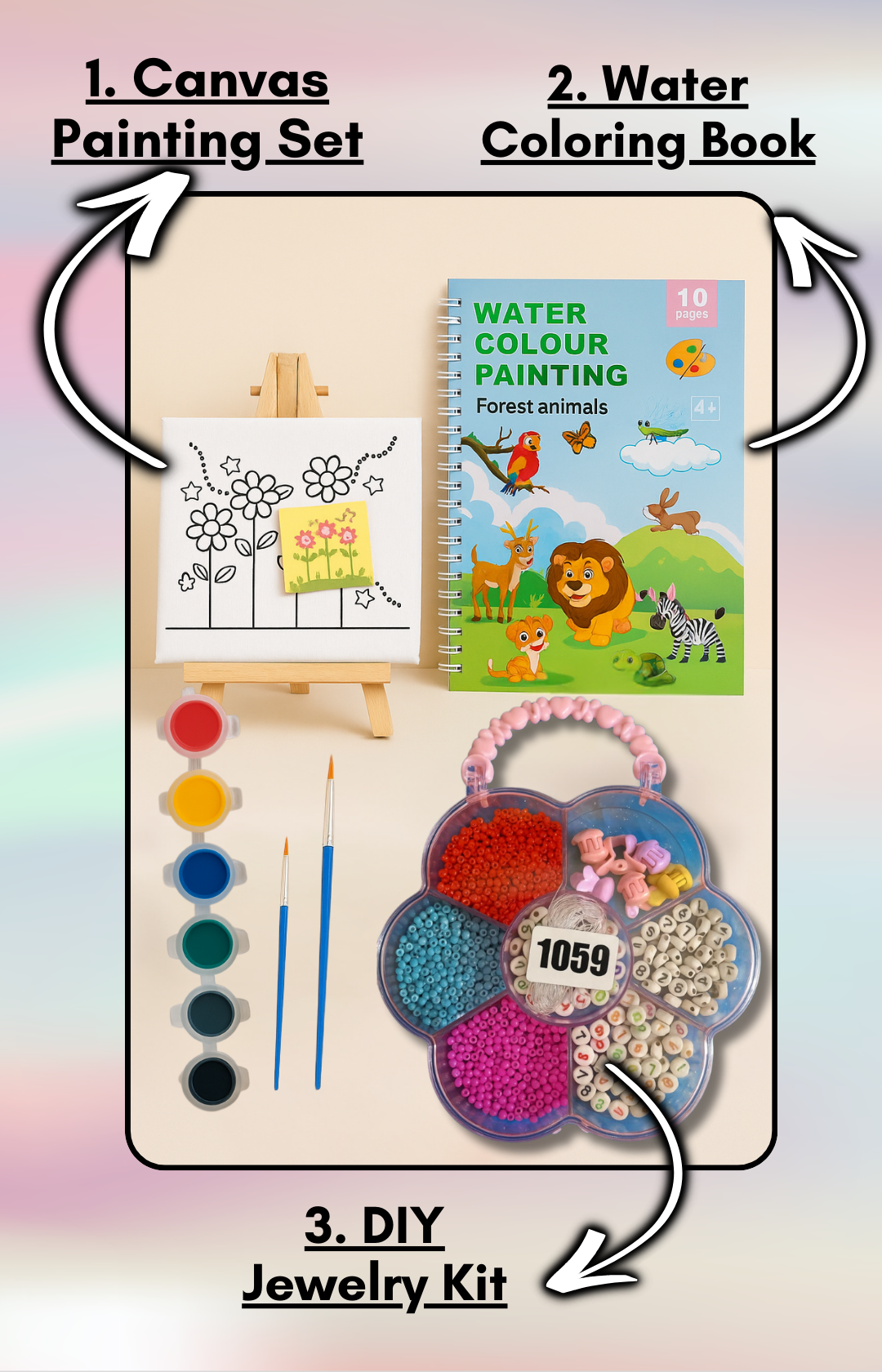 3 in 1 Creative Activity Box