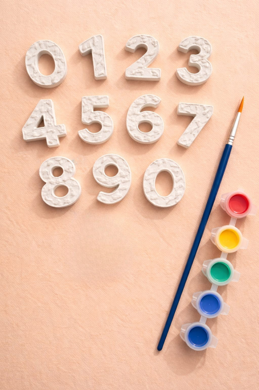 🎨 Kids DIY Counting Numbers Painting Kit (0–9) 🔢✨
