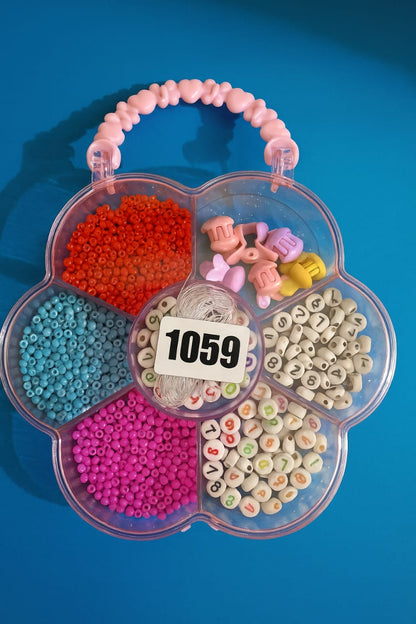 Flower Shape Beads Craft Box