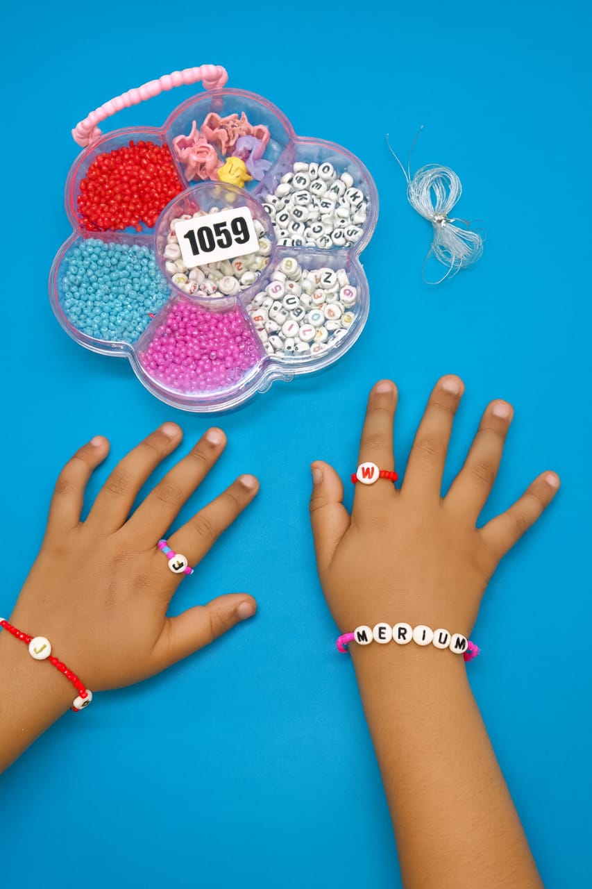 Flower Shape Beads Craft Box