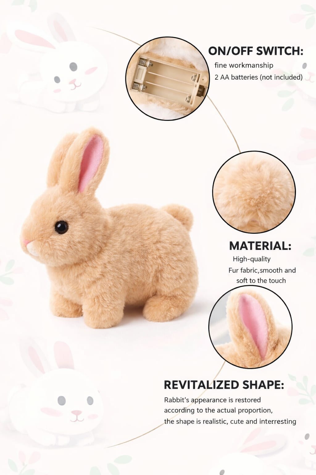 Sweet Hop Walking Bunny🐇