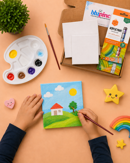 🎨 Canvas Painting Kit 🖌️✨