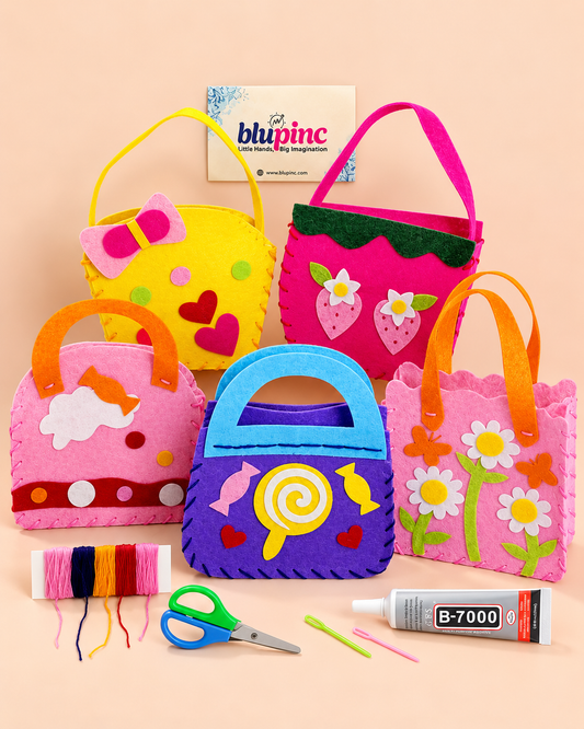 Stitch & Play - 5 Bags Kit 👜🎀