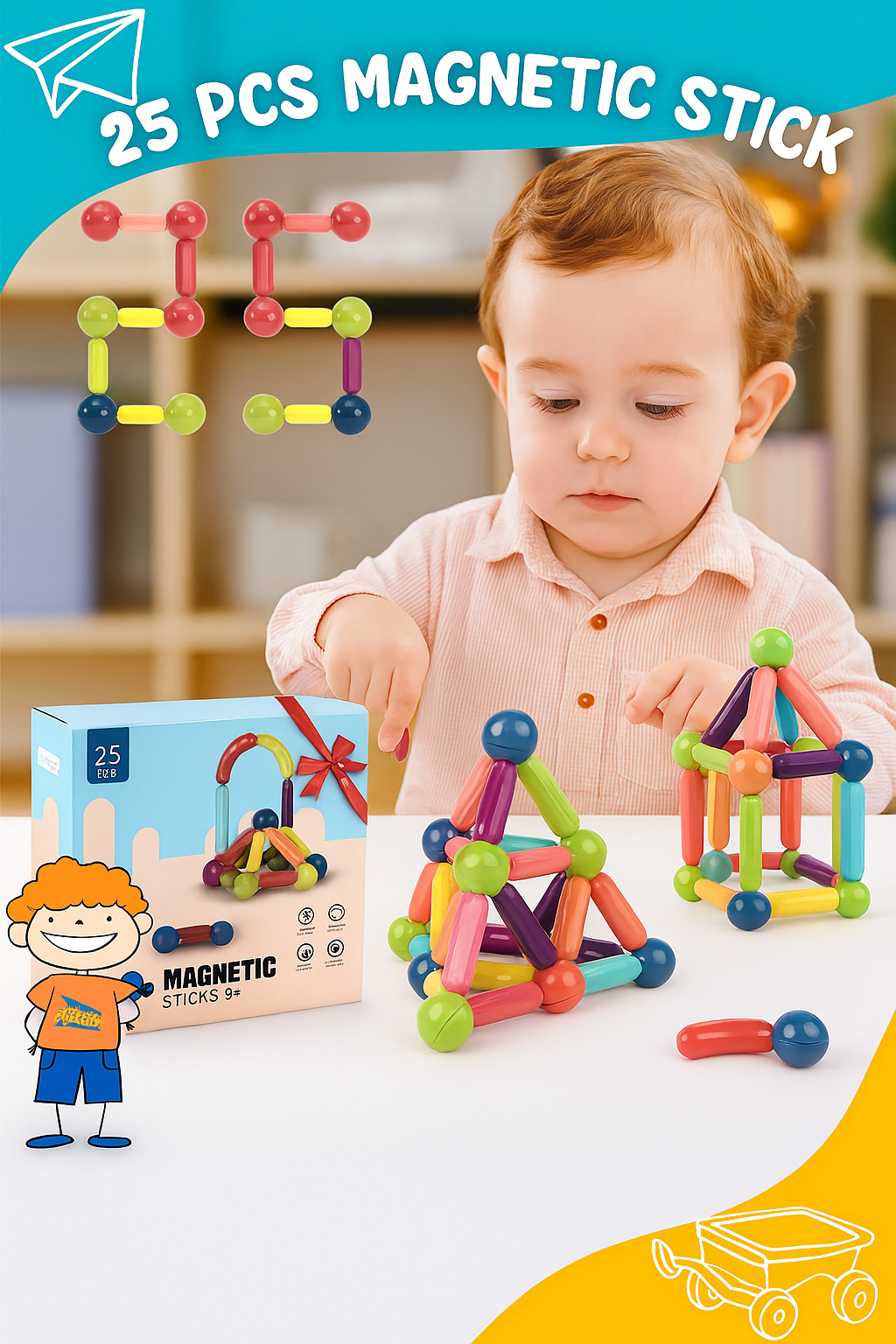 Magnetic Building Blocks